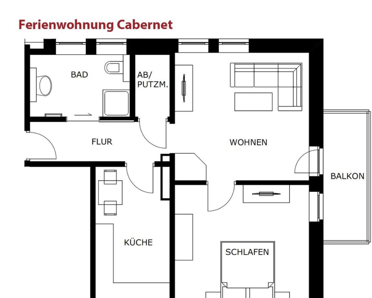 באכאראך Ferienwohnungen Engelmannstift חדר תמונה